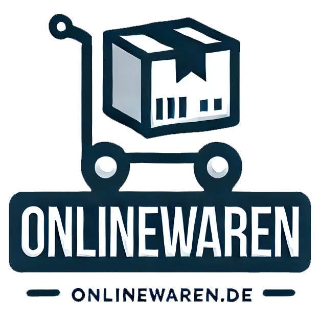 ONLINEWAREN Logo Einkaufswagen mit Paket