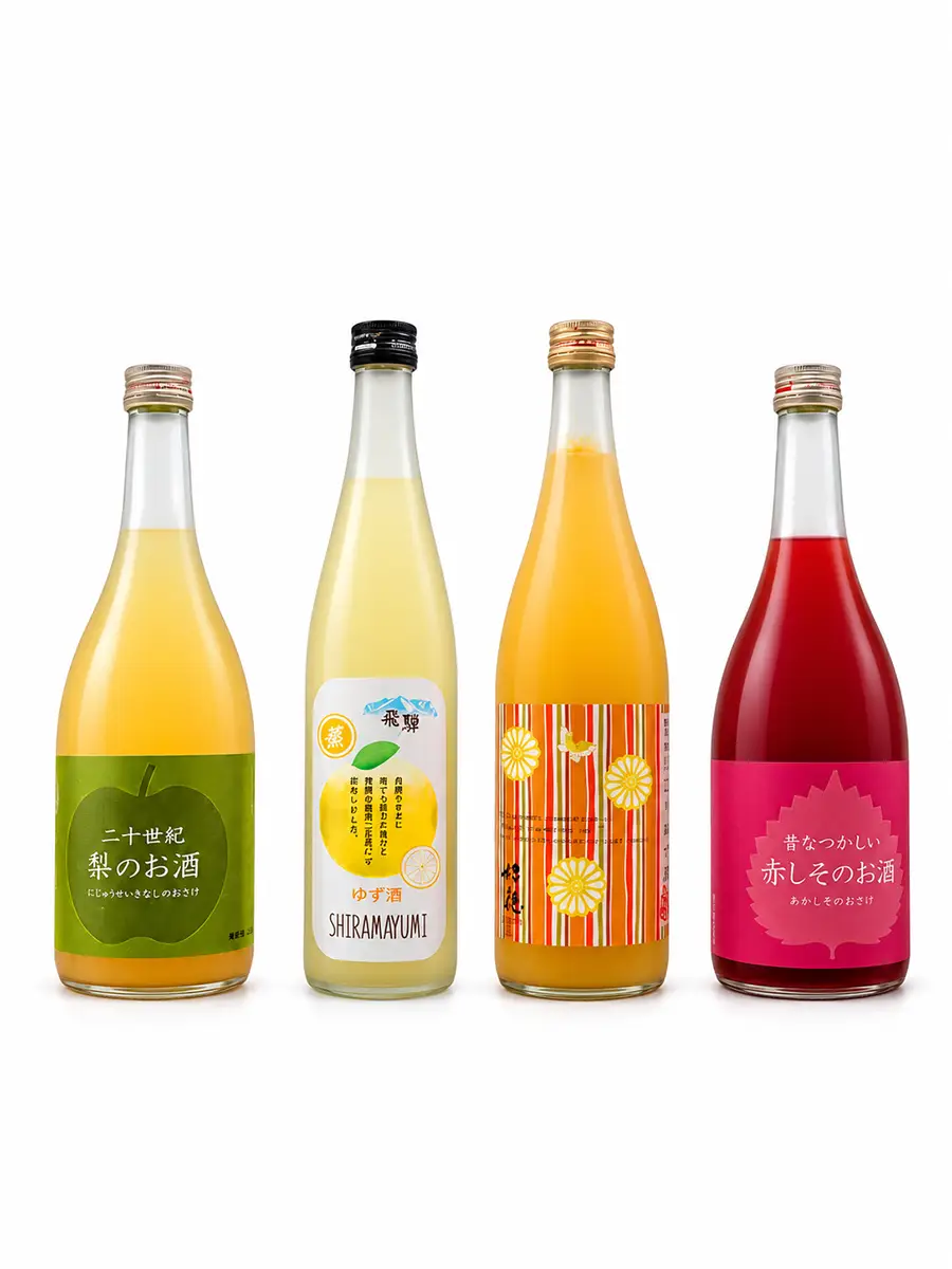 Japanisches Likör-Geschenkset – 4 Sorten Japanisches Likör-Geschenkset – 4 Sorten