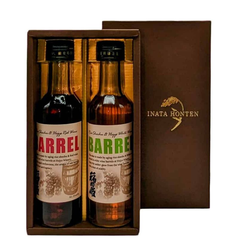 Inatahime Shochu & WeinFASS Set je 2 x 180 ml